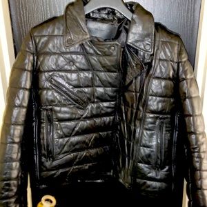 Alexander Wang x H&M black Leather jacket size 10